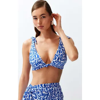 Dámské plavky Plavky trendyol Blau/ Weiß 9230583 38