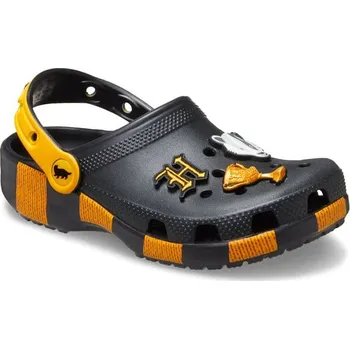 Dívčí pantofle Crocs Schwarz/ Gelb 536042 29.5