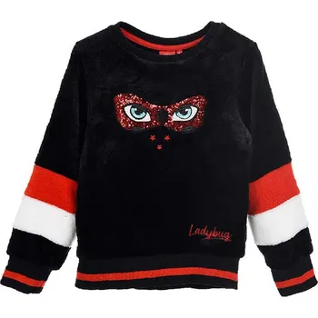 Dívčí mikina Lady Bug Schwarz 892140 116