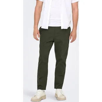 Pánské kalhoty Kalhoty ONLY & SONS Dunkelgrün 8450954 S