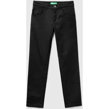 Dívčí džíny Benetton Schwarz 7841954 168