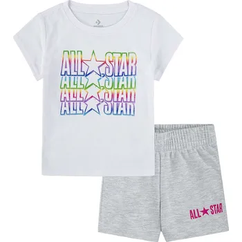 Dívčí tričko Tričko Converse Weiß/ Grau 1690752 98