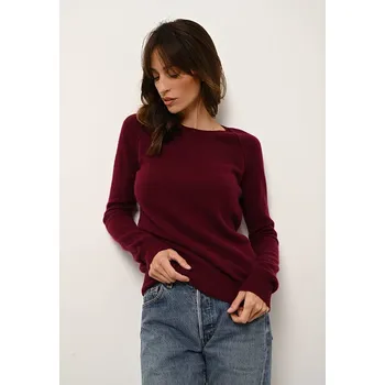 Dámský svetr Just Cashmere Bordeaux 4443552 XL