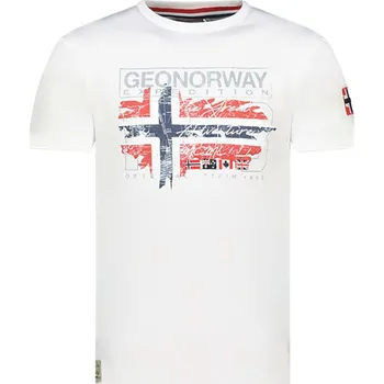 Chlapecké tričko Tričko Geographical Norway Weiß 9947509 128