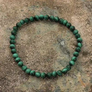 Náramek Náramek - Malachit kulička 4 mm