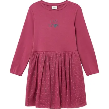 Dívčí šaty s.Oliver Pink 9395350 116