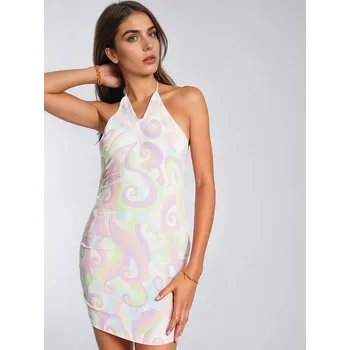 Dámské šaty Šaty Monki Weiß/ Bunt 962875 M