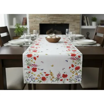 ubrus Vzorovaný ubrus - běhoun na stůl SPRING MEADOW III. 60x120 cm Mybesthome