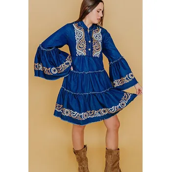 Dámské šaty Šaty Lula Natura Blau 4195976 onesize