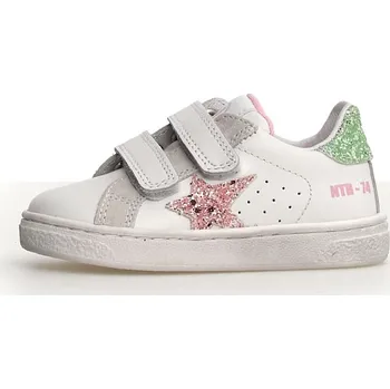 Dívčí tenisky Boty Naturino Weiß/ Rosa/ Grün 7701996 35