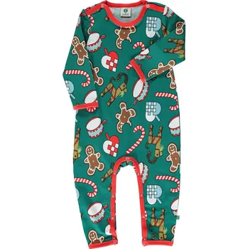 Dívčí džíny Småfolk Grün/ Rot 5452742 92