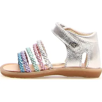 Dívčí sandály Naturino Silber 7238737 22