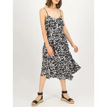 Dámské šaty Šaty Blutsgeschwister Schwarz/ Weiß/ Rot 6069852 XL