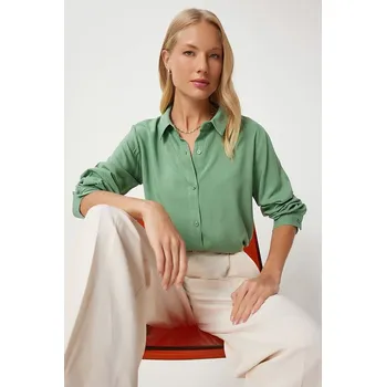 Dámské tričko Happiness Istanbul Hellgrün 665999 38