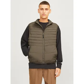 Pánská vesta Vesta Jack & Jones Taupe 1453259 S