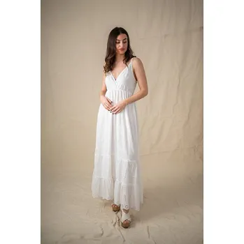 Dámské šaty Šaty Lula Natura Weiß 5721123 onesize