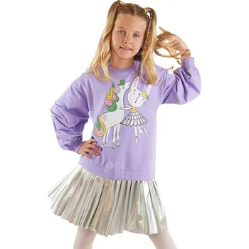 Dívčí šaty Denokids Lila 6867301 122