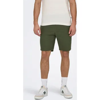 Pánské kraťasy Kraťasy ONLY & SONS Moosgrün 8097390 L