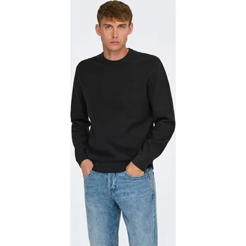 Pánský svetr Svetr ONLY & SONS Schwarz 8678969 XL