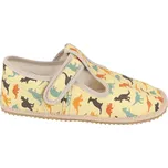 Beda barefoot - bačkorky suchý zip - dino 30