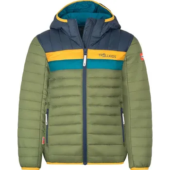 Dívčí bunda Trollkids Khaki 9412040 140