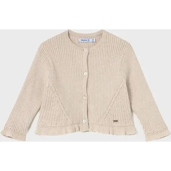 Dětská móda Kojenecký kardigan Mayoral 2358.4C.Baby.9BYA béžová 12X, vel. 98