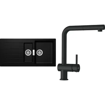 Kuchyňský dřez Set Schock S3-2 (dřez Signus D-150 Magma + baterie Epos.120 Magma)