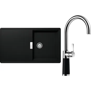 Kuchyňský dřez Set Schock S16-6 (dřez Tia D-100 Puro + baterie SC-520 Puro)