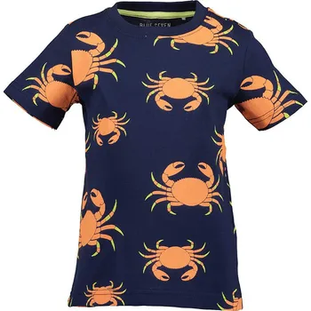 Chlapecké tričko Tričko Blue Seven Dunkelblau/ Orange 7622519 92