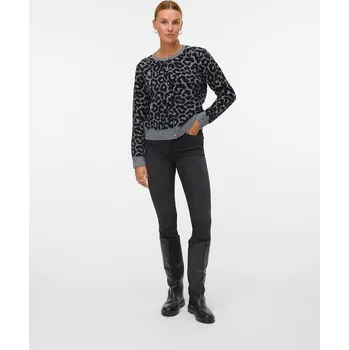 Dámská móda Vero Moda Grau/ Schwarz 884149 XL