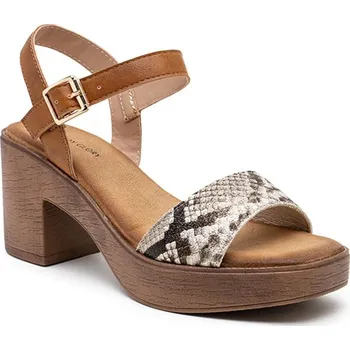 Dámské sandále Foreverfolie Braun/ Beige 9568611 37