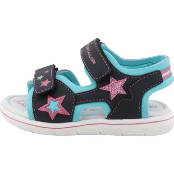 Dívčí sandály Tom Tailor Schwarz/ Türkis 6665745 30