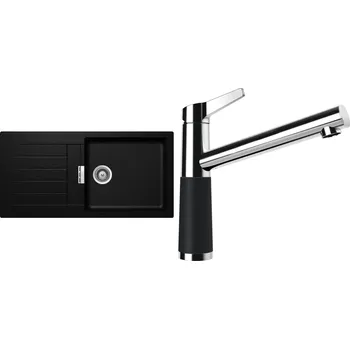 Kuchyňský dřez Set Schock S2-4 (dřez Signus D-100L Magma + baterie SC-510 Magma)