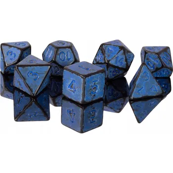 Příslušenství k deskovým hrám Džínová bunda a sada 7 kostek RPG