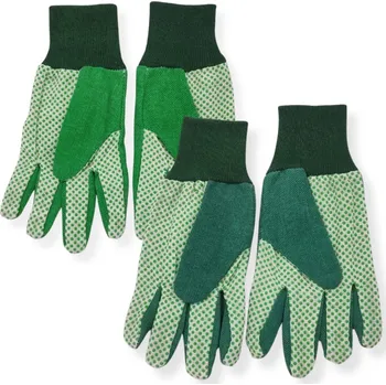 Pracovní rukavice Gardenic Zahradní Rukavice 2 páry vel. M Zelené