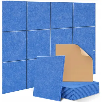 Hudebniny AKUSTICKÉ PANELY MODRÉ 30X30X1 SAMOLEPICÍ ODHLUČNĚNÍ IZOLACE