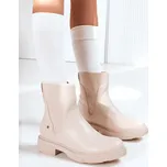 Dámské béžové holínky ZY1230 Velikost: 40