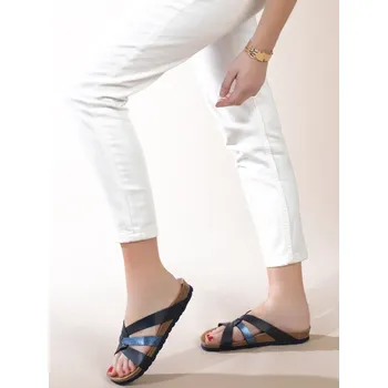 Dámské žabky Sunbay Schwarz/ Blau 4670042 37