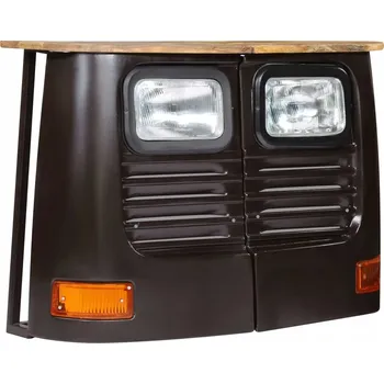 Komoda Komoda VidaXL 108 x 30 x 72 cm, odstíny šedé, matná