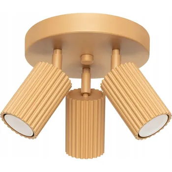 Sollux Stropní svítidlo KARBON 3P GU10 - zlaté