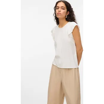 Dámské tričko Tričko Vero Moda Weiß 5147867 S