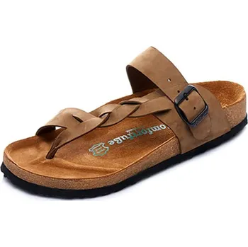 Dámské žabky Comfortfusse Hellbraun 6676788 40