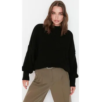 Dámský svetr trendyol Schwarz 1146129 M