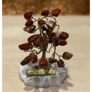 Drahý kámen Stromeček štěstí Jaspis 5,5 cm