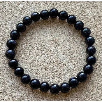 Náramek Náramek - Avanturín modrý syntetický 8 mm