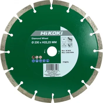 Řezný kotouč Univerzální diamantový kotouč 230 mm, HIKOKI (773073)
