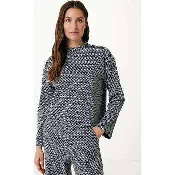 Dámské tričko Mexx Schwarz/ Blau 1236399 XXL