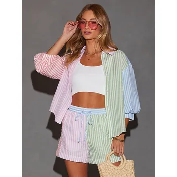 Dámská košile Košile LA Angels Rosa/ Hellblau/ Grün 7718764 S