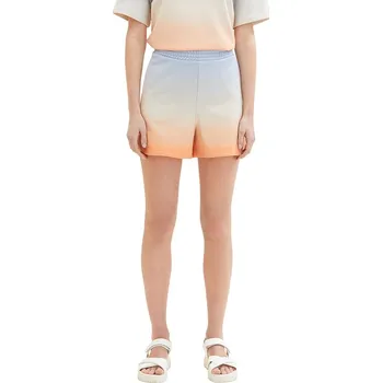 Dámské kraťasy Kraťasy Tom Tailor Orange/ Hellblau 6129659 L
