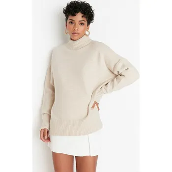 Dámský svetr trendyol Beige 153406 L